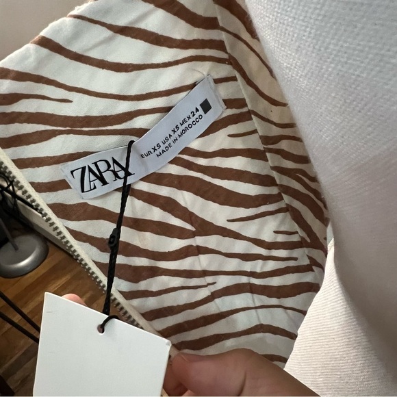 Zara brown leopard corset top (xs) - Picture 8 of 17